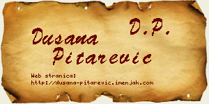 Dušana Pitarević vizit kartica